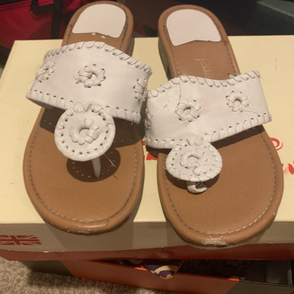 White Palms Sandals